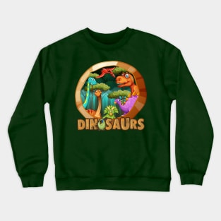 Dinosaurs World Crewneck Sweatshirt